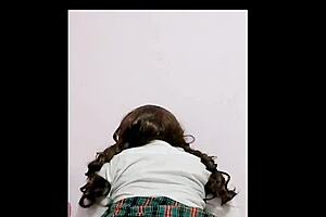 schoolgirl masturbates to orgasm after classes wet pussy mexican newbie nice ass