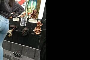 Ass and jeans tightly, no room to move