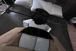 fucking my busty goth friend in roblox, she's so sexy 😈