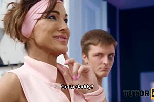 in the jungle, an old american mature woman gets fucked sideways, hairless and private