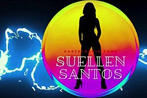 Sensual dance leads to big creampie in latina pussy