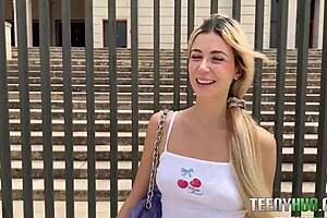 Petite spanish blonde angelique lapiedra desperately craves american cock. She begs don mulatito for hardcore action.