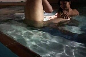 i hit my buddys old lady in the pool