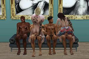 i feel billie and diana's wild gangbang with those monster cocks