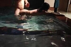 i hit my buddys old lady in the pool