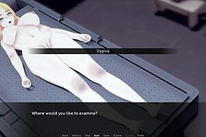 Blonde with big tits plays cold comforts demo! 😊