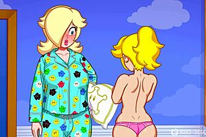 Peach And Rosalina's Passionate Futanari Fucking Ignites Intense Emotions