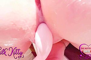 close up female masturbation with toy brings passionate moaning huge orgasm