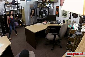 Hot Latina Screwed by Nasty Pawn Keeper