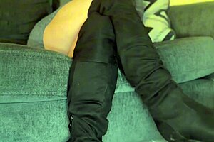 Ivymae indulges her sex addiction with her lover's big black cock.