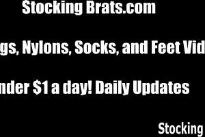 She Is Going To Suck My Toes In These Stockings