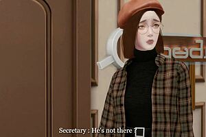 my boss fucking my wife in the office? cheating housewife erotic sex 😏