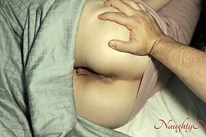 Staying In My Step-Moms Room During Thunder Storm With Creampie Roleplay