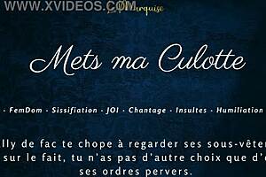 French Femdom Sissification Audio Joi