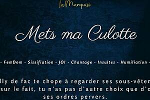 French Femdom Sissification Audio Joi