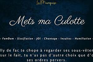 French Femdom Sissification Audio Joi