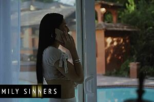 Stepsis Drowns Sorrows On Stepbro's Cock After Cheating Discovery