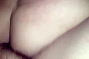 Desperate friend alone at home gives her ass for sex