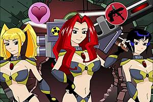 teshie ebony teen 18+ with manhole between her legs