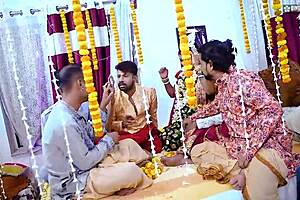 Sudipa's wedding night gangbang!