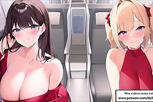 joi hentai with flight attendants in spanish