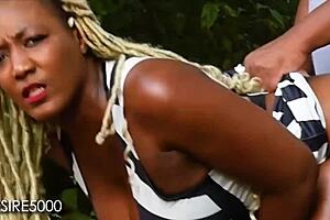 Fucking My Black Wife Doggystyle in Public Just How She Loves