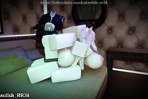 rough valentine's sex with blowjob and doggystyle.