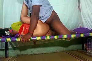 Tamil aunty bent over in dorm homemade fuck