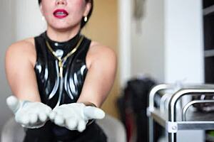 Relaxing ASMR With Latex Gloves