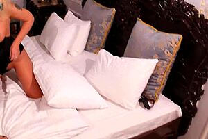 Hausfrau Behind the Scenes in Public Backstage Outdoor Setting