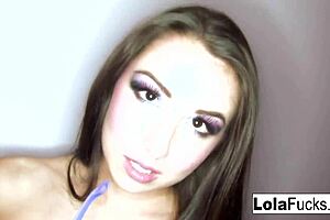 Sexy Lola Foxx Touches Herself in This Compilation of Small Tits and Brunette Nudes