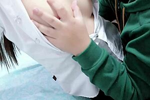 Leaked Video of Skinny Student Secretly Filmed in Room During Anal and Squirting.