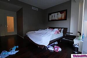 stepbro fucks stepsis and two slut bffs in pov