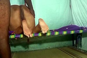 Tamil aunty bent over in dorm homemade fuck