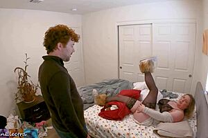 Stepmom's Back Hurts But She's Super Horny For Big Cock