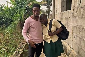 Nigerian School Girl Screams in Jungle Fuck!