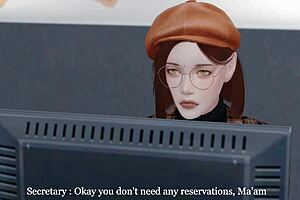 my boss fucking my wife in the office? cheating housewife erotic sex 😏