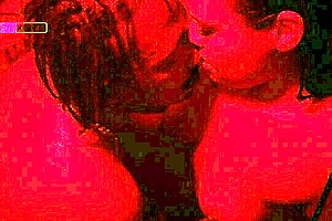 I lick my lover's big black cock in the shower