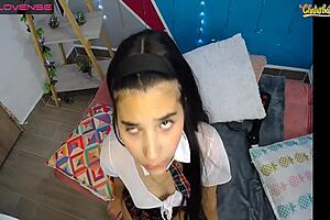 new camgirl mia lopez goes live on webcam