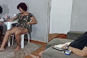 Oh, I Couldn't Resist and Took Hot Cum While Getting Tattooed!