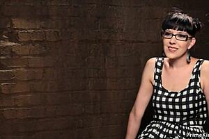 ebony and brunette toyed on hogtie