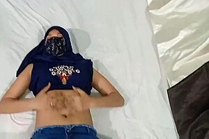 My hot sexy muslim wife lifting hijab and legs for hardcore fucking