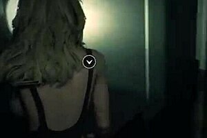 Athletic Claire Redfield Does Topless Fitness Workout