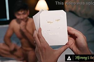 Mommys boy - horny nearsighted milf lexi luna mistakes stepson for her lover, riding and handjobbing