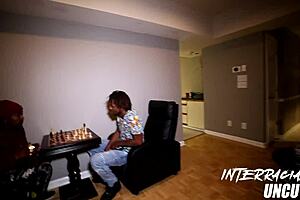 big dick black dude bangs out thick white slut abbi vick with blowjob and ass