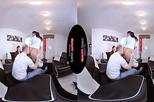 Public survey leads to hot threesome outdoors