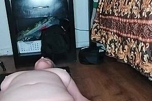 morning yoga with hot milf