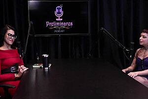 Annie Clementine starts with intense oral sex, then gets dominated in the cemetery wearing sheer red lingerie.