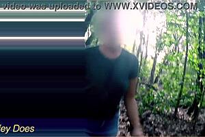 wifey gets asked by a stranger to flash those big tits in public, crazy!