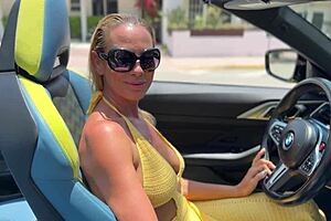 Blonde Milf Slut Shakes Big Ass On Beach Outdoor